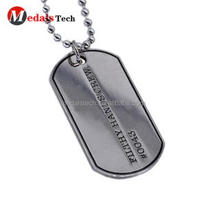 Venta al por mayor militar moda de logotipo personalizado etiqueta de perro del metal para <span class=keywords><strong>el</strong></span> hombre - Product Image 1