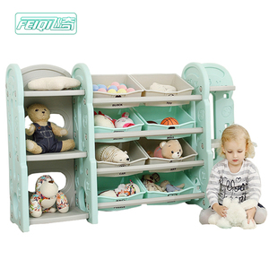 Estantería de plástico extraíble ecológica para niños, muebles para guardería - Product Image 1