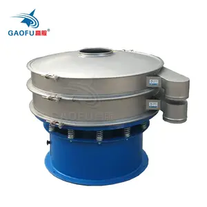 Portable industrial electric powder sieving sifter mobile rotary vibrating screen machine