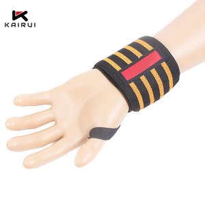 Tali Pergelangan Tangan Angkat Berat Kustom Crossfit Angkat Beban Gym Membungkus - Product Image 3