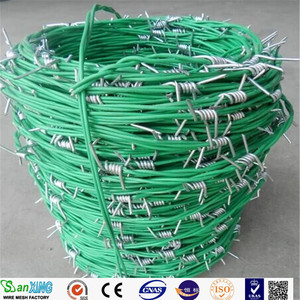 Pequeña orden aceptada recubierto de pvc de alambre de púas de fabricante (Anping ISO9001 de fábrica) - Product Image 3