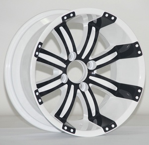 China einzigartige bunte 10 12 14 Zoll blaue Farbe Maschinen räder mit bester Qualität und Preis 12 Zoll Auto Leichtmetall felgen - Product Image 3