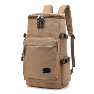 उच्च गुणवत्ता बैग गर्म बिक्री कस्टम वापस पैक बड़ी क्षमता कैनवास यात्रा बैग कॉलेज लड़कों और लड़कियों के लिए