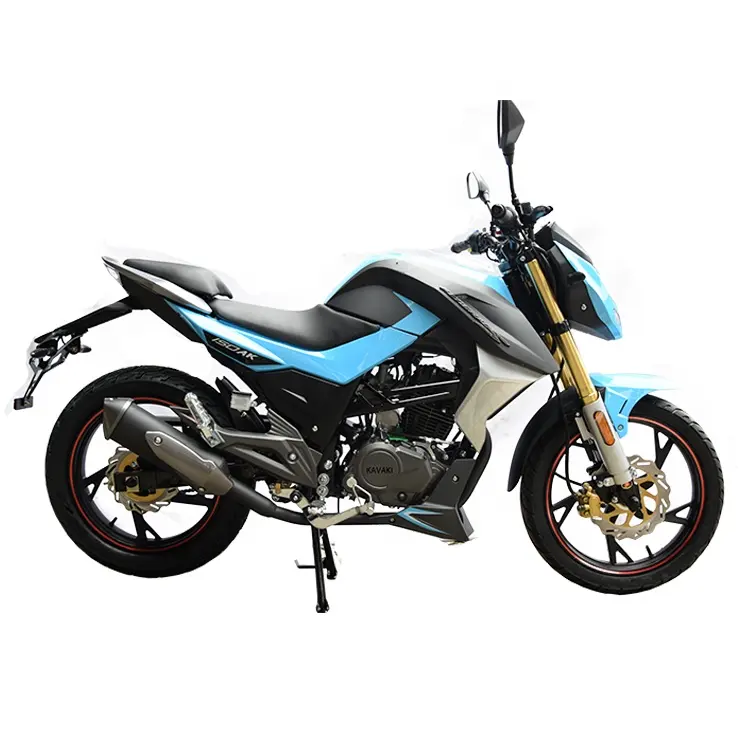 عالية الجودة دراجة نارية تعمل بالغاز AK 150CC50cc دراجة نارية رياضية 50cc أحمر أسود