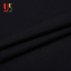 Черная трикотажная 60% вискоза 35% нейлон 5% спандекс ponte roma sarong <span class=keywords><strong>fabric</strong></span> - Product Image 2
