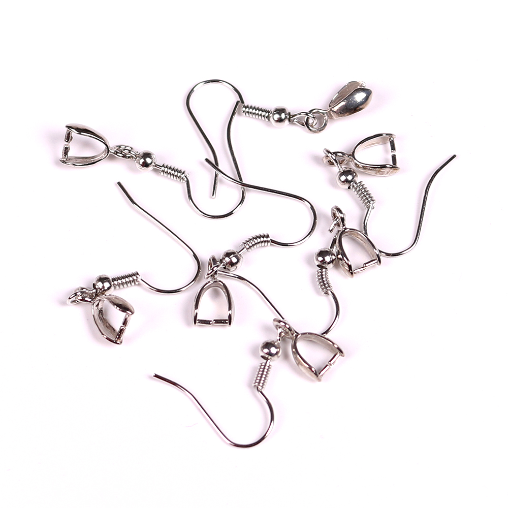 Bán Buôn Nickel-Miễn Phí Thép Không Gỉ Tai Dây Hooks Hợp Kim Earring Hooks Pendant Hạt Cho Trang Sức Làm Diy Jewelry Phát Hiện