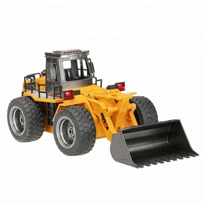 Modèle de jouet <span class=keywords><strong>Huina</strong></span> <span class=keywords><strong>1520</strong></span> 1/16 2.4G 6 canaux en alliage métallique, camion de chantier télécommandé RC, excavatrice, bulldozer - Product Image 4
