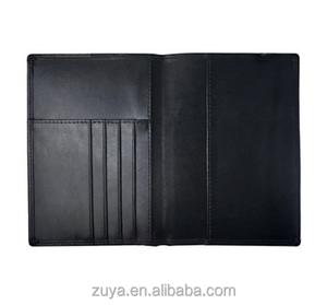 Funda de cuero PU con bloqueo RFID para pasaporte, billetera personalizada de gran capacidad con tarjetero - Product Image 4