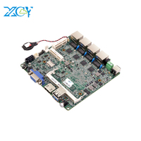 XCY placa base hardware J1900 4 LAN ddr3 ITX placa base Firewall pFsense soporte WIFI Mini pc