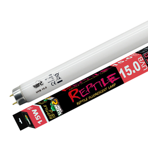 Lampada UVB 15.0 T8 in Vetro ad Alto Rendimento UV per Rettili, Certificata CE ROHS, Ecologica, Base G13 per Tartarughe 18-54W - Product Image 1