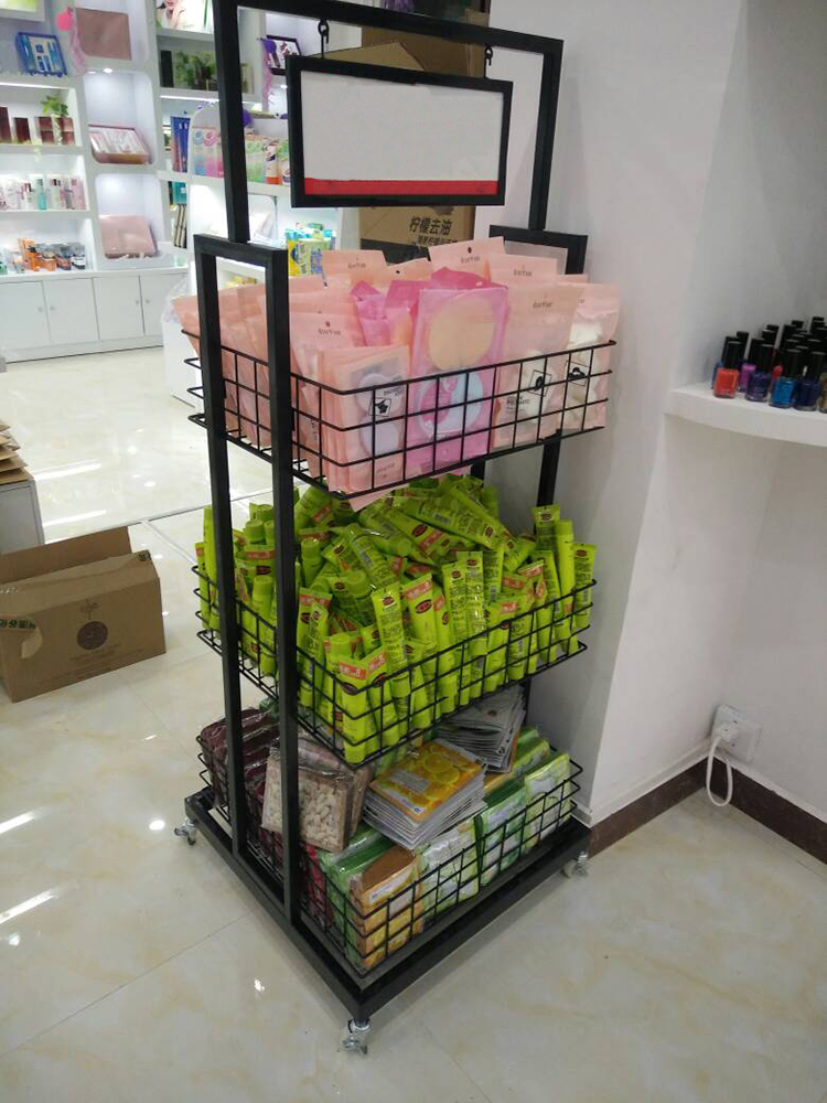 Customized Factory Direct Sales Gift Display Stand Wire Display Racks for Grocery — view 6