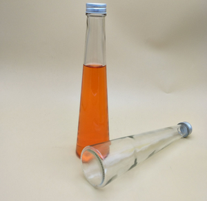 Bottiglia in <span class=keywords><strong>Vetro</strong></span> <span class=keywords><strong>per</strong></span> Tè all'Ingrosso, Boccetta Conica Trasparente <span class=keywords><strong>per</strong></span> Bevande con Tappo a Vite in Alluminio <span class=keywords><strong>per</strong></span> Hotel, 330ml 250ml - Product Image 2