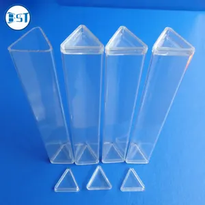 Hot Selling OEM clear Plastic 1mm Triangular packing tube