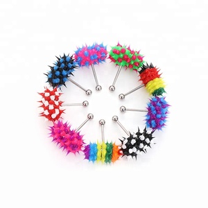 Anello Vibrante per <span class=keywords><strong>Lingua</strong></span> per un Divertimento Orale, Piercing per <span class=keywords><strong>Lingua</strong></span> con Batteria Inclusa - Product Image 1