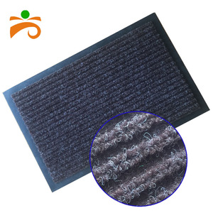 Mejor calidad hogar PVC poliéster doble rayas puerta estera - Product Image 1