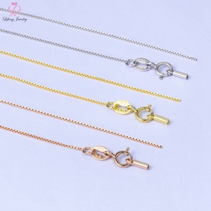 Fashionable Solid 925 Pure Sterling <strong>Silver</strong> <strong>Box</strong> <strong>Chain</strong> - Product Image 2
