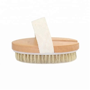 Vegan Dry Shower Body Brush with <strong>Long</strong> Detachable Bamboo <strong>Handle</strong> Bath Brushes <strong>Sponges</strong> &amp; Scrubbers - Product Image 3