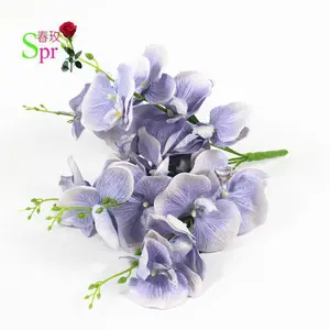 SPR Cheap wholesale artificial butterfly orchid bouquet for party home decorative flowers arrangement