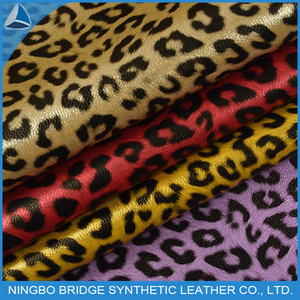 2014 nuevos diseño de zapato de la <span class=keywords><strong>PU</strong></span> forro de punto de cuero de transferencia del grano del leopardo - Product Image 1
