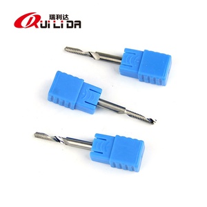 Thường châu RLD <span class=keywords><strong>CNC</strong></span> <span class=keywords><strong>Router</strong></span> <span class=keywords><strong>Bit</strong></span>/Carbide Trái Spiral End Mill cho gỗ/MDF 6x25x60x6Dx2F phay cắt công cụ - Product Image 4