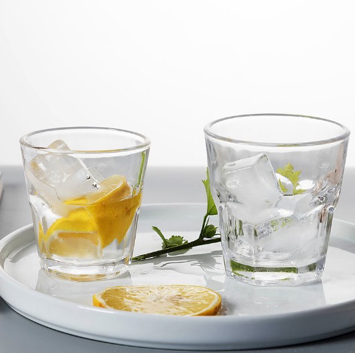 250mL Personalized logo round bottom whisky glass circle top whisky glass cup