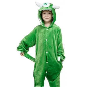 Pijamas de animales suaves y cálidos para niños, disfraces de halloween - Product Image 1