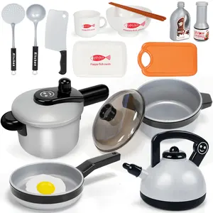 XST de cocina de plástico juguetes de cocina estufa olla feliz cocina juguetes de los niños de cocina conjunto