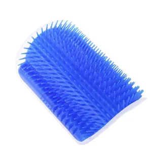 Cat Corner Scratching Rubbing Brush Pet Hair Removal Massage Comb Gloves