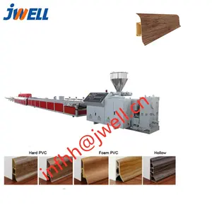 PVC Floor Plinth PVC WPC window and door profile extruder Production Machine Line with lamination