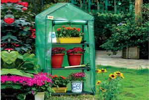 Mini invernadero para flores y plantas, policarbonato con marco metálico sólido y estable - Product Image 2