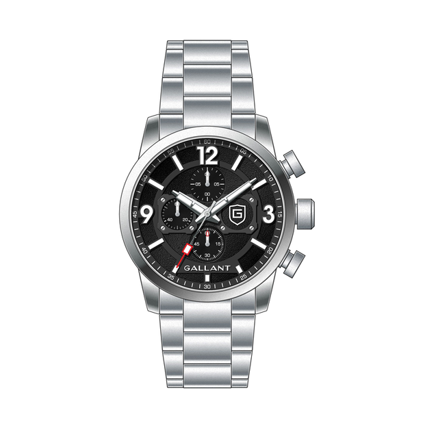 New Design All Stainless Steel Luminous Hand and Number Customer logo Chronograph Watch