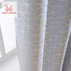 China factory wholesale Cheap Bindi CGB002 high quality gray thermal Blackout curtains - Product Image 3
