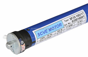 Động Cơ Hình Ống AC 35Mm Với Bộ Thu Tích Hợp Và Giới Hạn Điện Tử Cho Rèm Cuốn Và Rèm Roman - Product Image 2