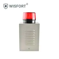 Strobe Siren Light Alarm Outdoor Waterproof Alarm Warning Sound