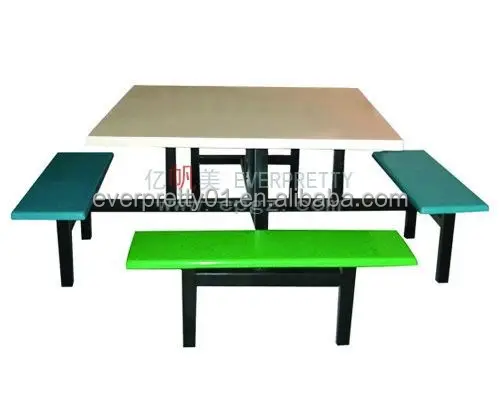 High Quality Dining Room Furniture Restaurant Table and Chair Dining Table and Chair Set for School Canteen Furniture