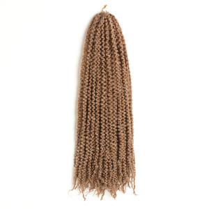 Accessoires synthétiques de crochet de boucles grossières <span class=keywords><strong>pour</strong></span> l'extension de cheveux de tressage d'ombre <span class=keywords><strong>pour</strong></span> les femmes noires teintes avec de la fibre de protéine - Product Image 4