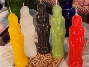 Bougie de cérémonie rouge religieuse en vrac pour les amoureux, rituel magique, prière, figurine - Product Image 3