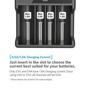 4 מפרצים <span class=keywords><strong>VC4</strong></span> LCD מטען סוללות עבור AA AAA nimh nicd נטענת <span class=keywords><strong>18650</strong></span> 26650 21700 סוללה לאדרט - Product Image 2