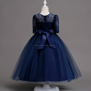 Vestido blanco de boda <span class=keywords><strong>Esmoquin</strong></span> de fiesta de la primera comunión Ropa de niña de 4 a 15 años - Product Image 6