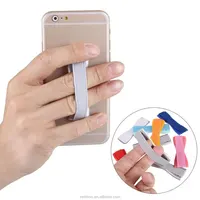 Suporte de celular antiderrapante e adesivo, suporte pegajoso para montagem no dedo