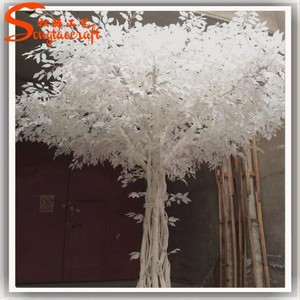 <span class=keywords><strong>Blanc</strong></span> artificielle ficus décorative ficus de benjamina - Product Image 5