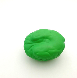 Giocattolo Antistress a Forma di Cervello in PU Verde, Pallina Antistress Personalizzata a Forma di Cervello - Product Image 2