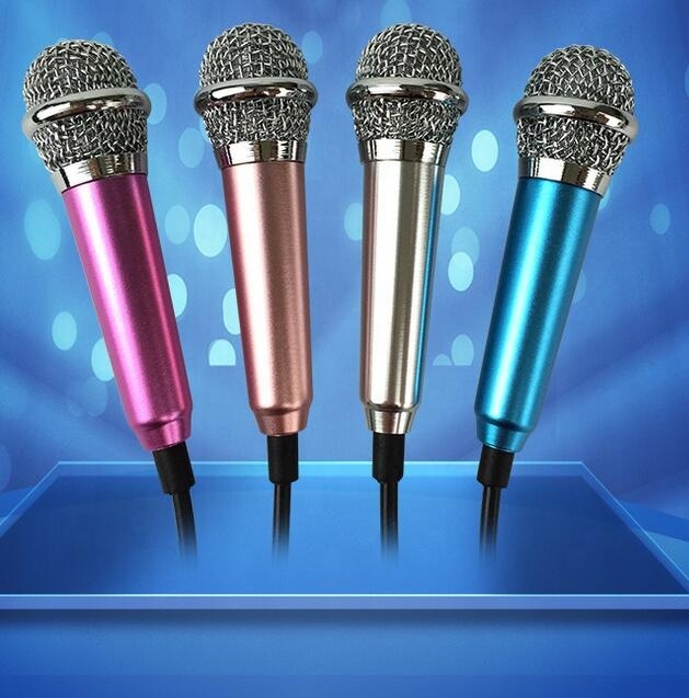 Hot Selling Mobile Phone Karaoke Microphone Sing / Mobile Phone Mini Microphone