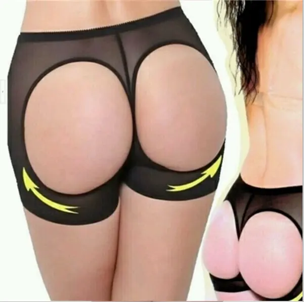 Women Push-up Butt Lifter Sexy Black Body Shaper Shapewear Super Slimming Panties