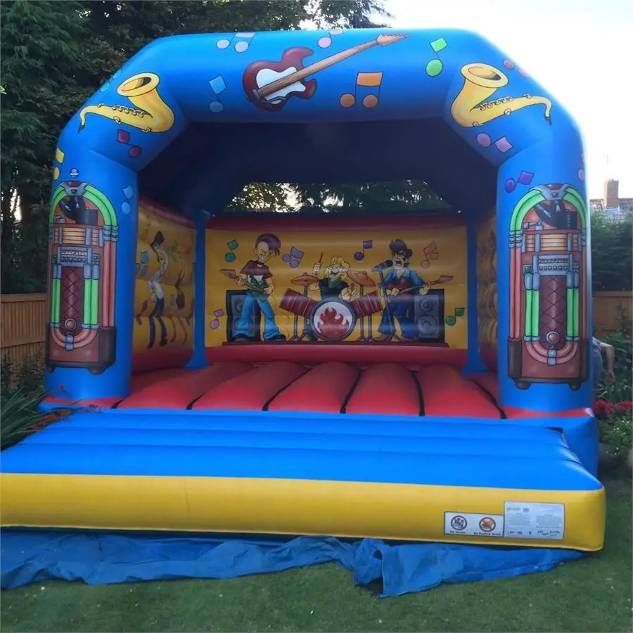 Jukebox Adult Inflatable Bouncy Castle Disco Inflatable Bounce House for sale