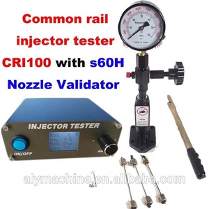 AM-CRI100 piézoélectrique à rampe commune injecteur testeur de buse + S60H injecteur buse pression pour BOSCCH DENSSO DELPHI <span class=keywords><strong>CATT</strong></span>
