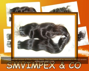 Extensions de cheveux humains indiens Remy Grade Raw Temple Style Afro vague naturelle profonde lâche pour le tissage - Product Image 3