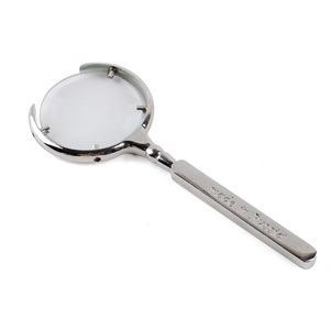 60 MM 8X de oro de plata de lectura los arqueólogos de investigación de lectura lupa de vidrio - Product Image 3
