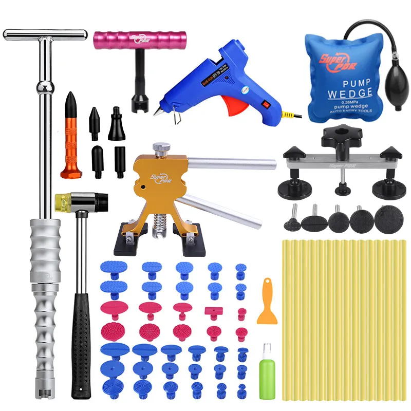 슈퍼 pdr 자동차 덴트 제거 도구 t 바 해머 에어 펌프 웨지 잠금 smiths 엔트리 도구 자동 작업 샵 덴트 수리