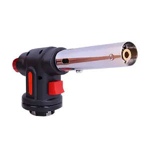 Adjustable Flame Cassette Gas Gun Butane Type Torch Burner Gun Cigarette Lighter